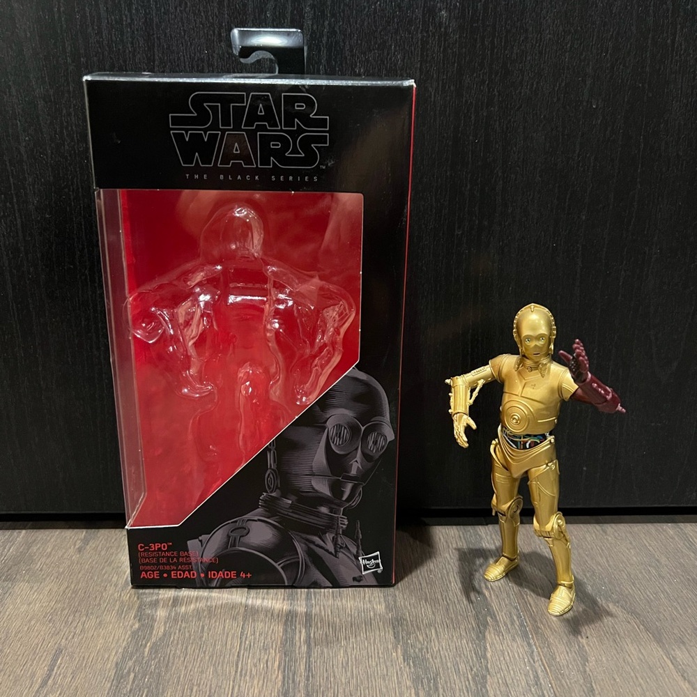 Hasbro Star Wars The Black Series C-3PO Resistance Base Action Figure Toy